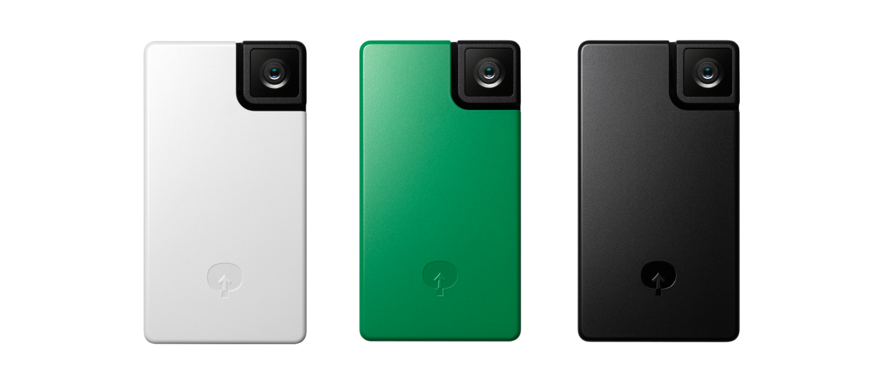 Saveclip color options: Green, White, and Black