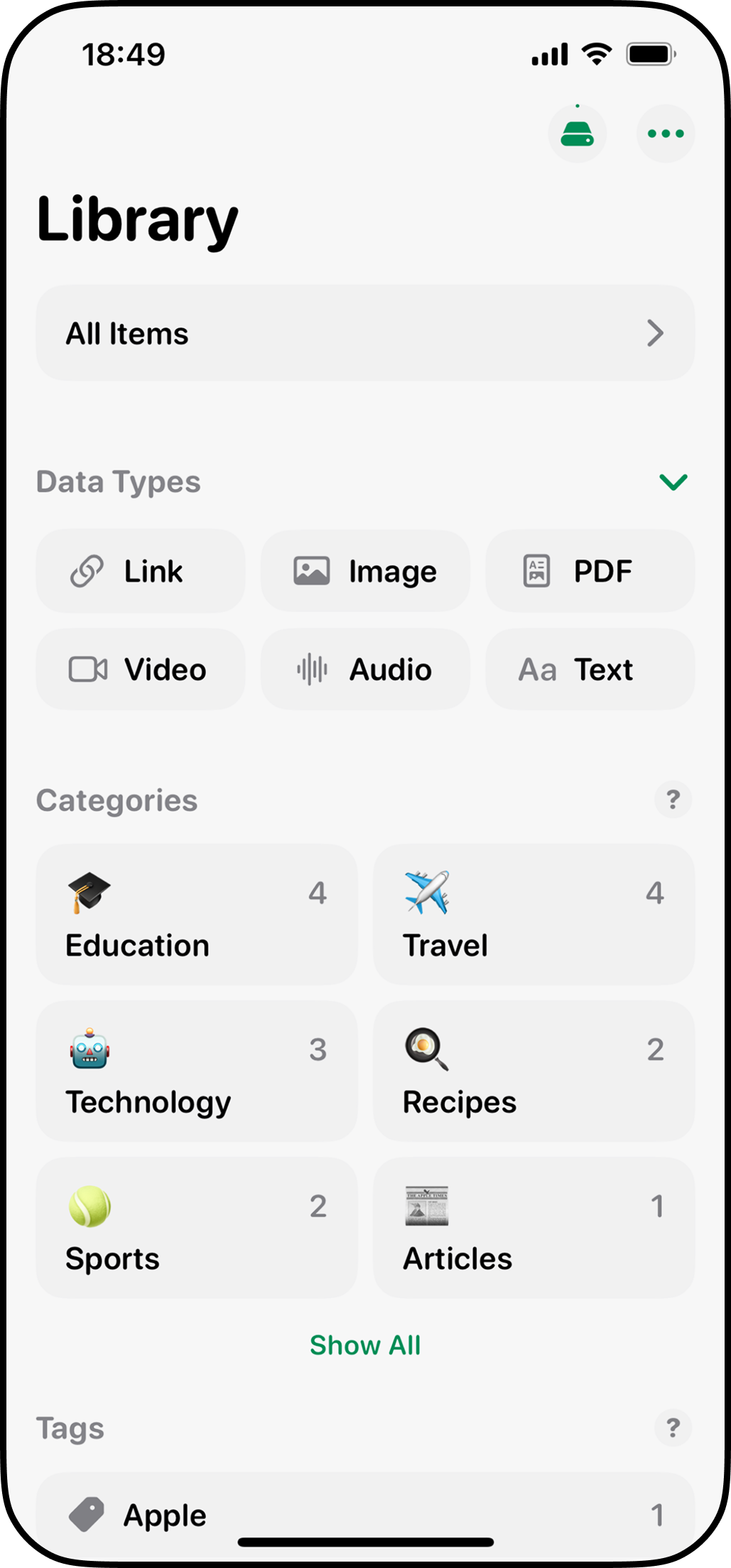Automatic categorization