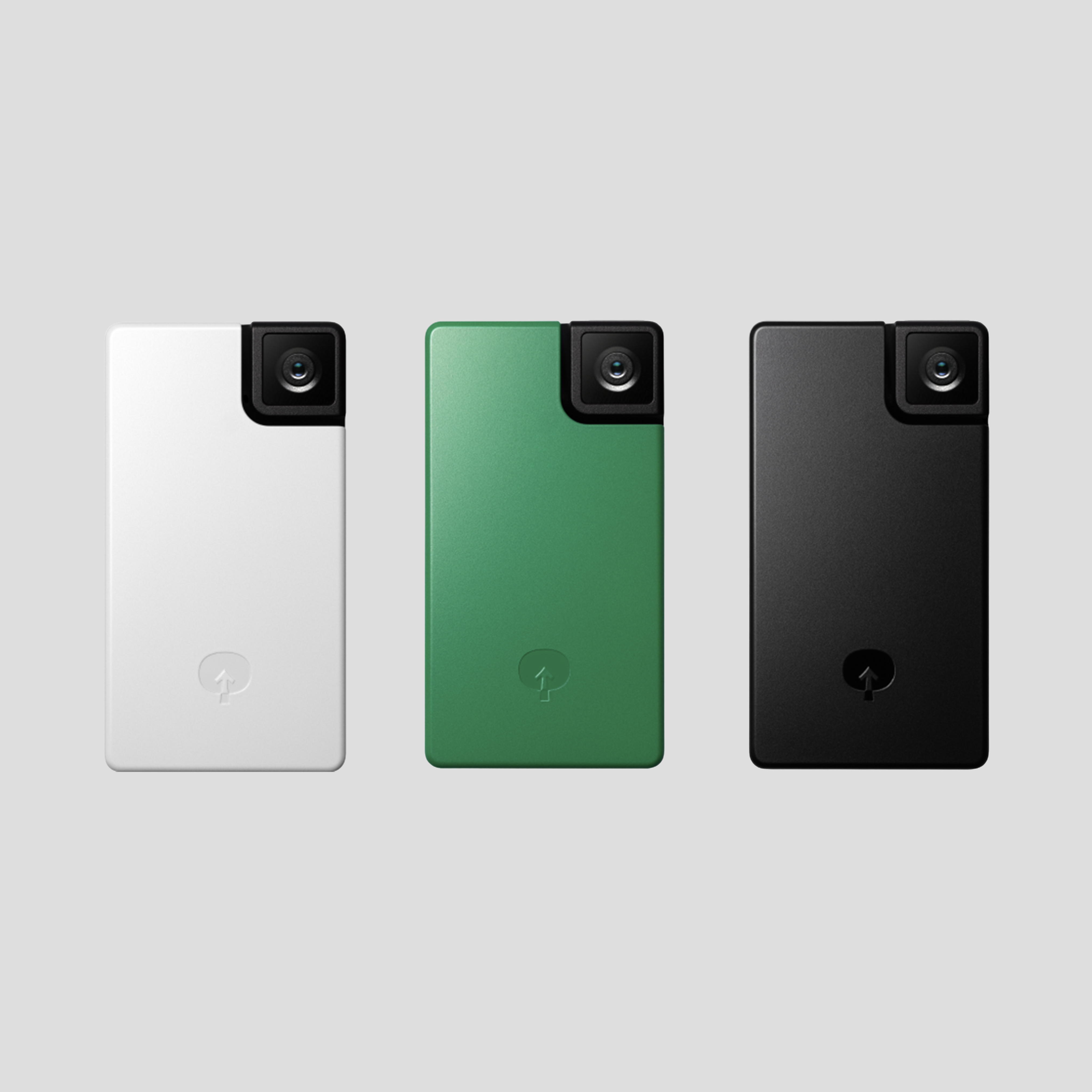 Saveclip devices in green, white, and black.